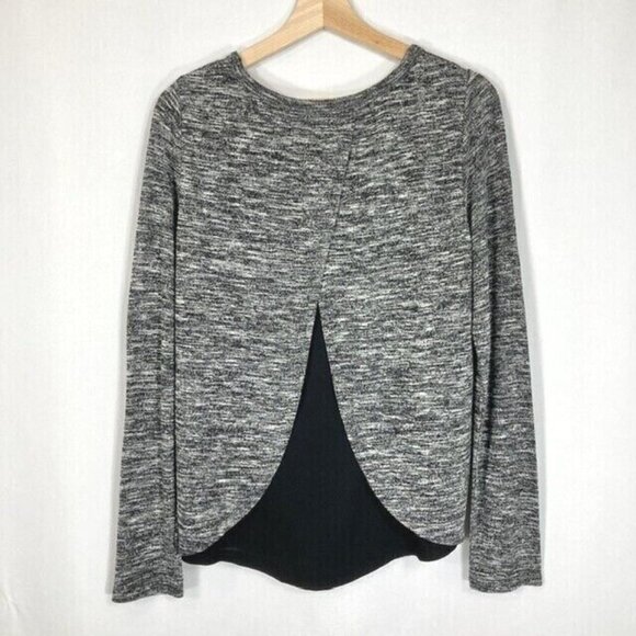 🔥 3/$15 🔥 Old Navy Marled Split Back Sweater Size Medium - Picture 1 of 4
